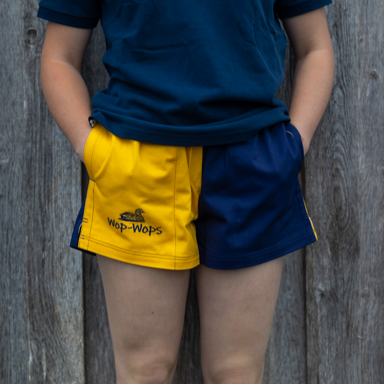 Wanaka Rugby Shorts (Yellow/Navy)