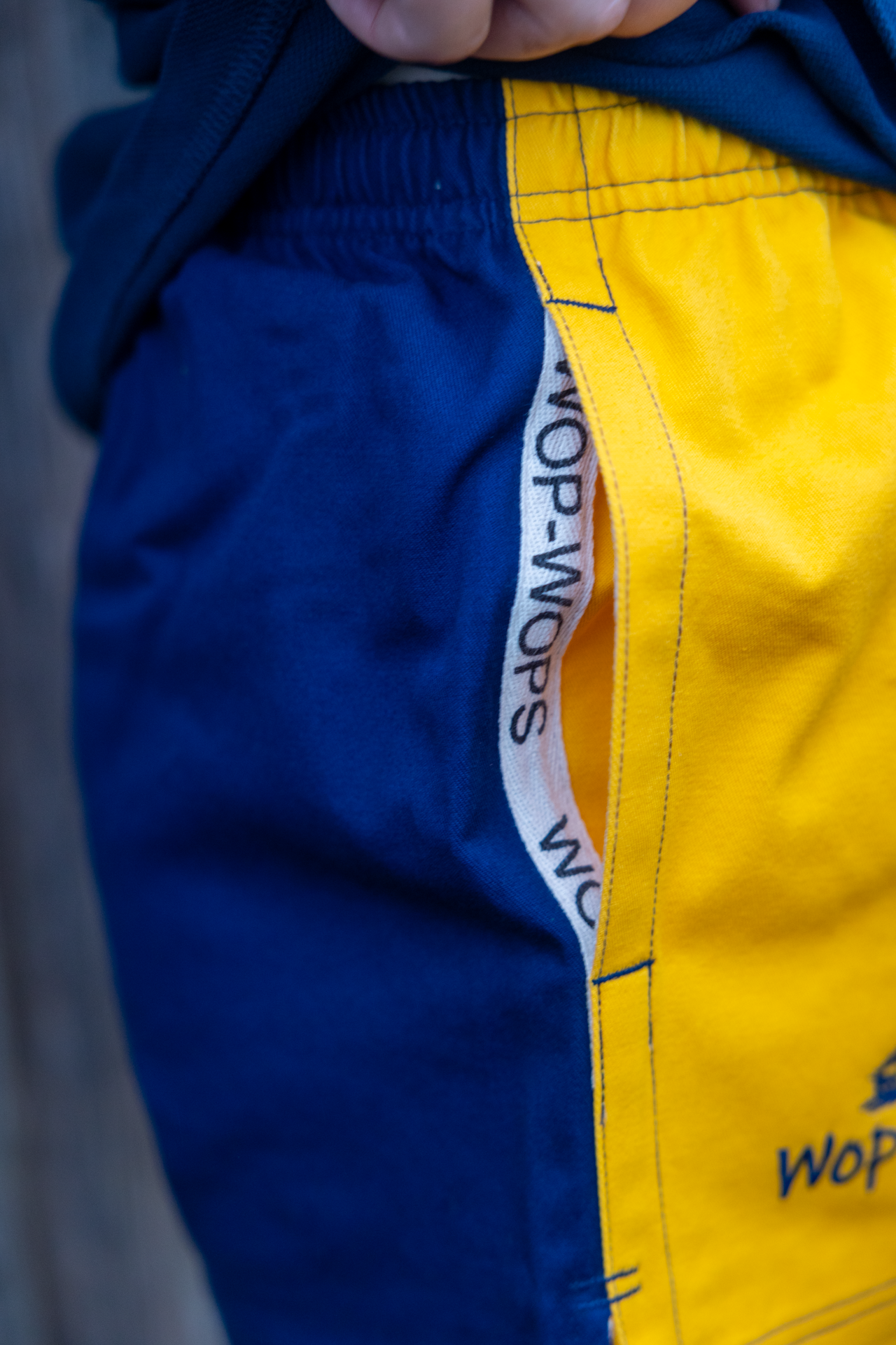 Wanaka Rugby Shorts (Yellow/Navy)