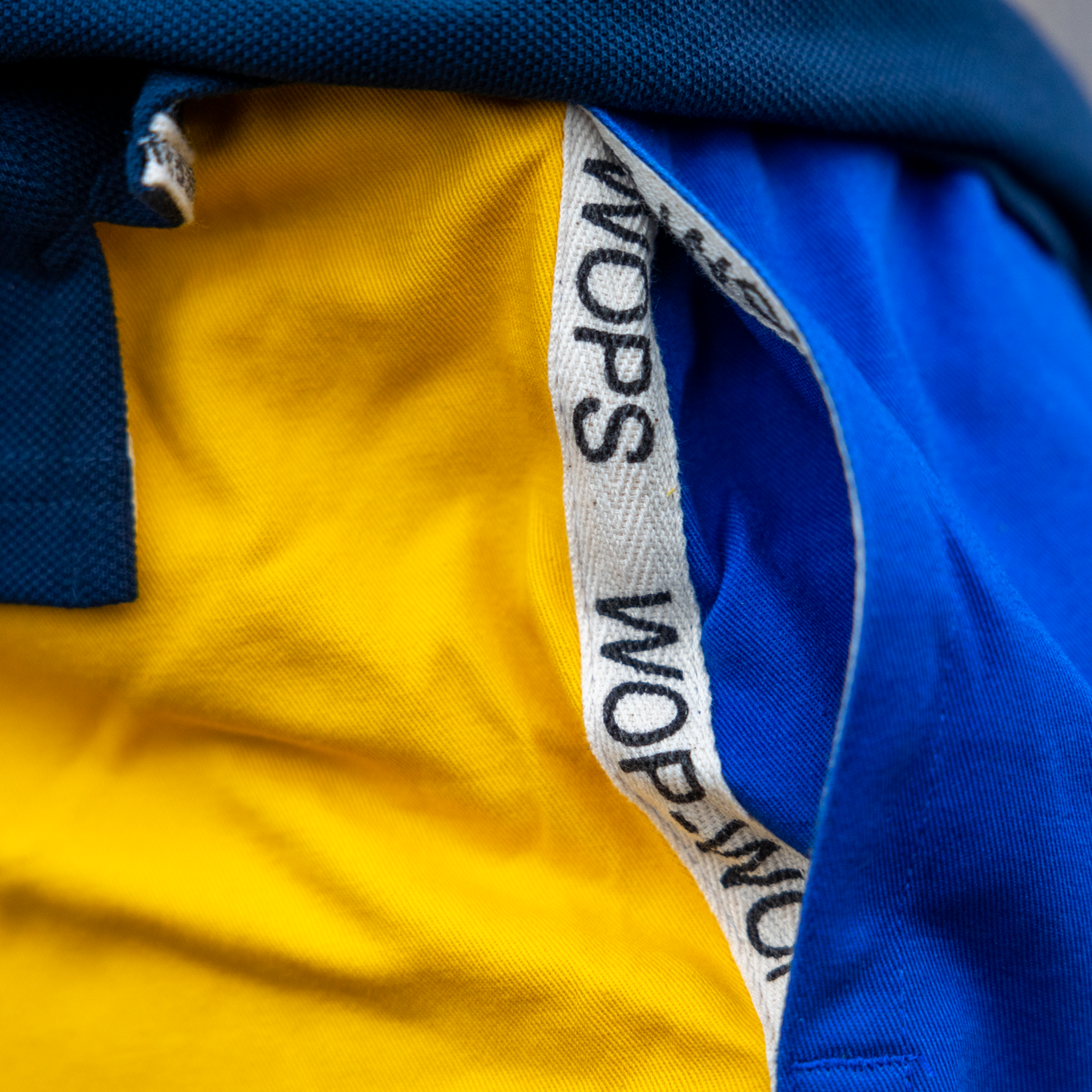 Wanaka Rugby Shorts (Yellow/Royal Blue)