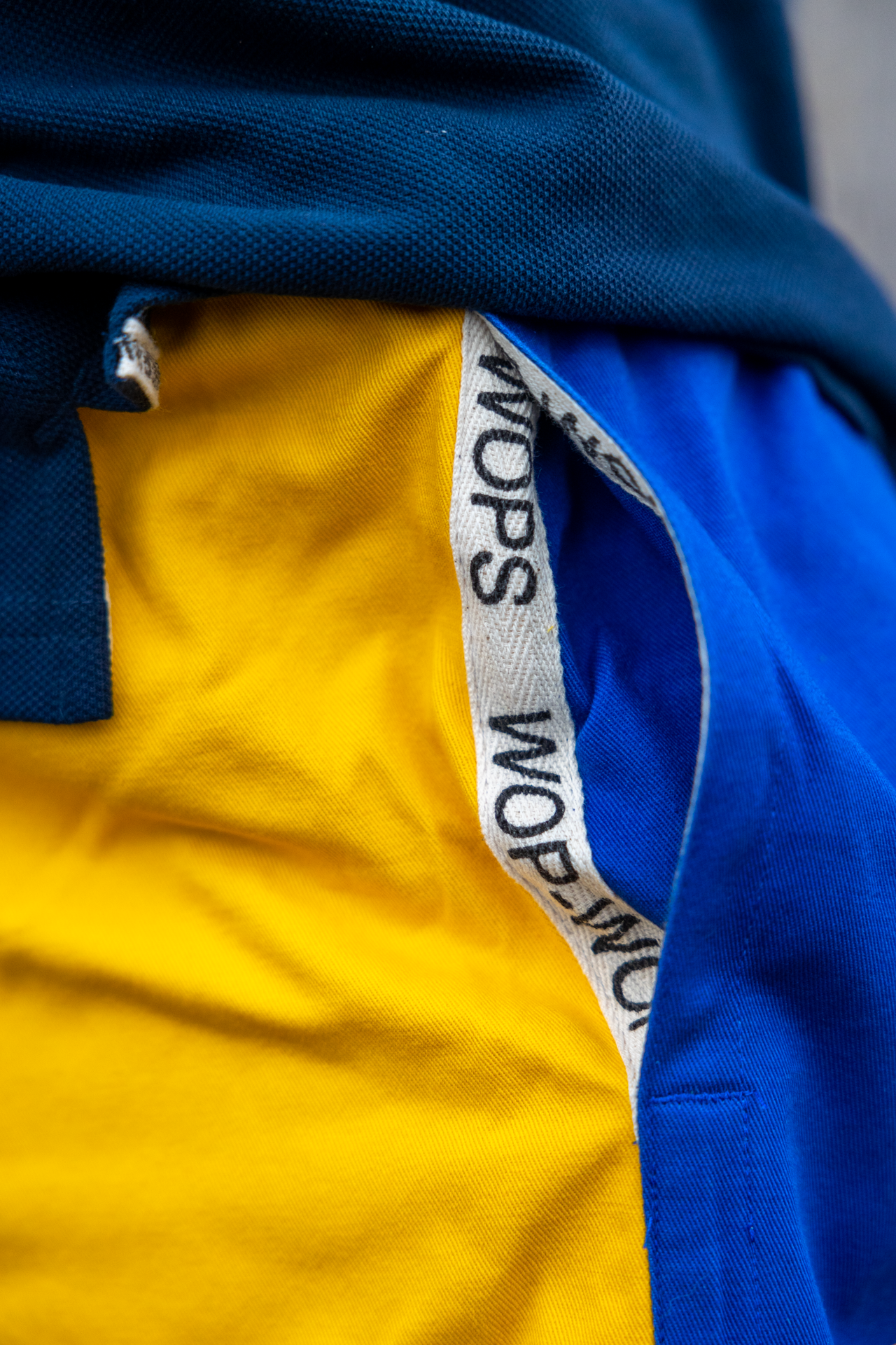 Wanaka Rugby Shorts (Yellow/Royal Blue)