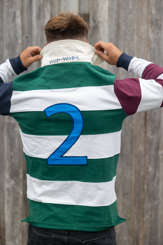 Rotorua Rugger (Navy,Burgundy,Green)