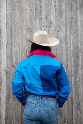 Rangiora Extreme Work shirt (hot pink/blue)