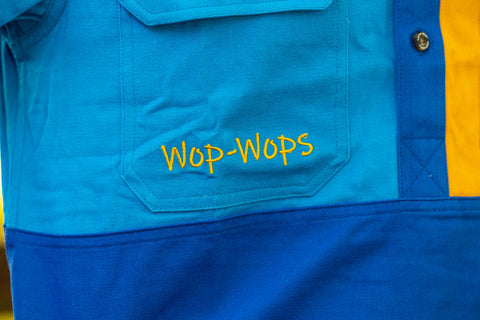 Rangiora Extreme Work shirt (Yellow/Blue)