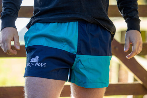 Jester Rugby Shorts (Blue/Jade)