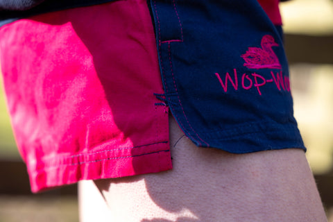 Jester Rugby Shorts (Hot Pink/Navy)